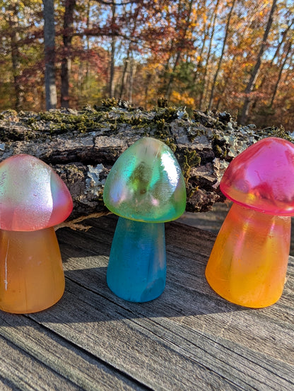 Aura Selenite Mushroom