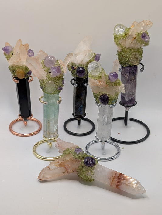 Crystal Wand Display Stands