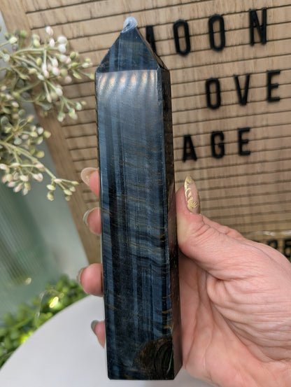 Blue Tigers Eye Tower
