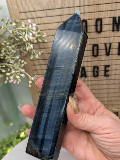 Blue Tigers Eye Tower