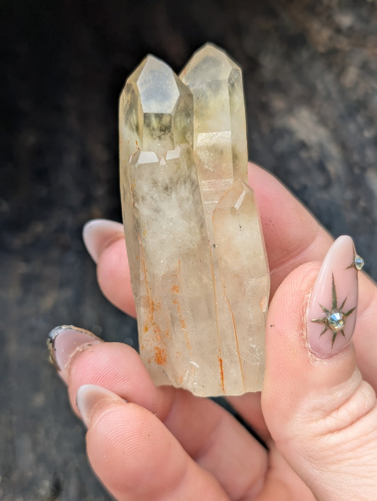 Natural Raw Untreated Citrine Cluster - Mid Grade
