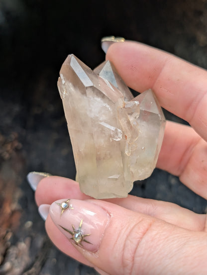 Natural Raw Untreated Citrine Cluster - Mid Grade