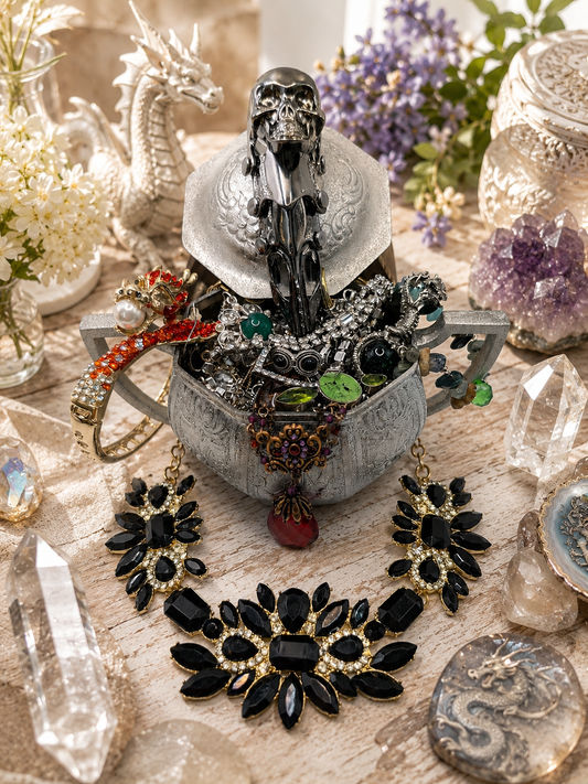 Dragon's Hoard Jewelry Cauldron
