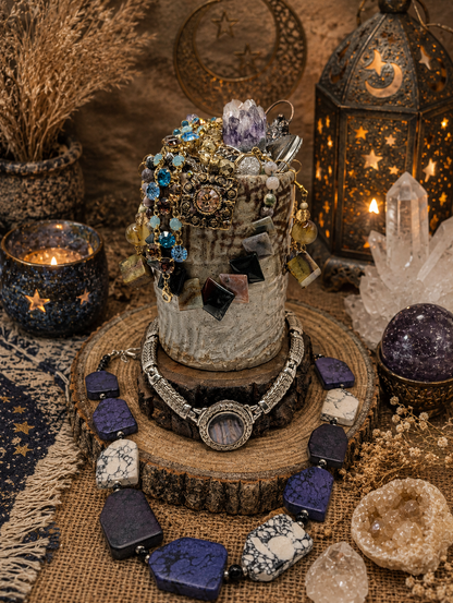 Earth Meets the Stars Jewelry Jar