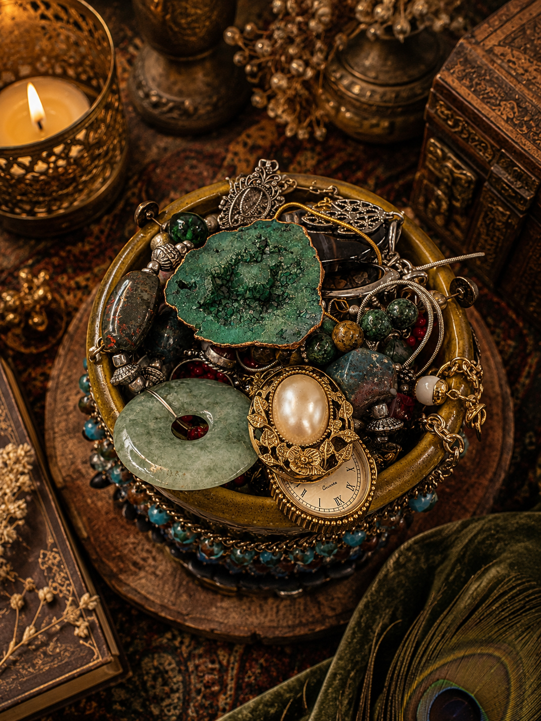 Forest Wanderer Jewelry Jar