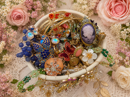 Enchanted Garden Jewelry Jar