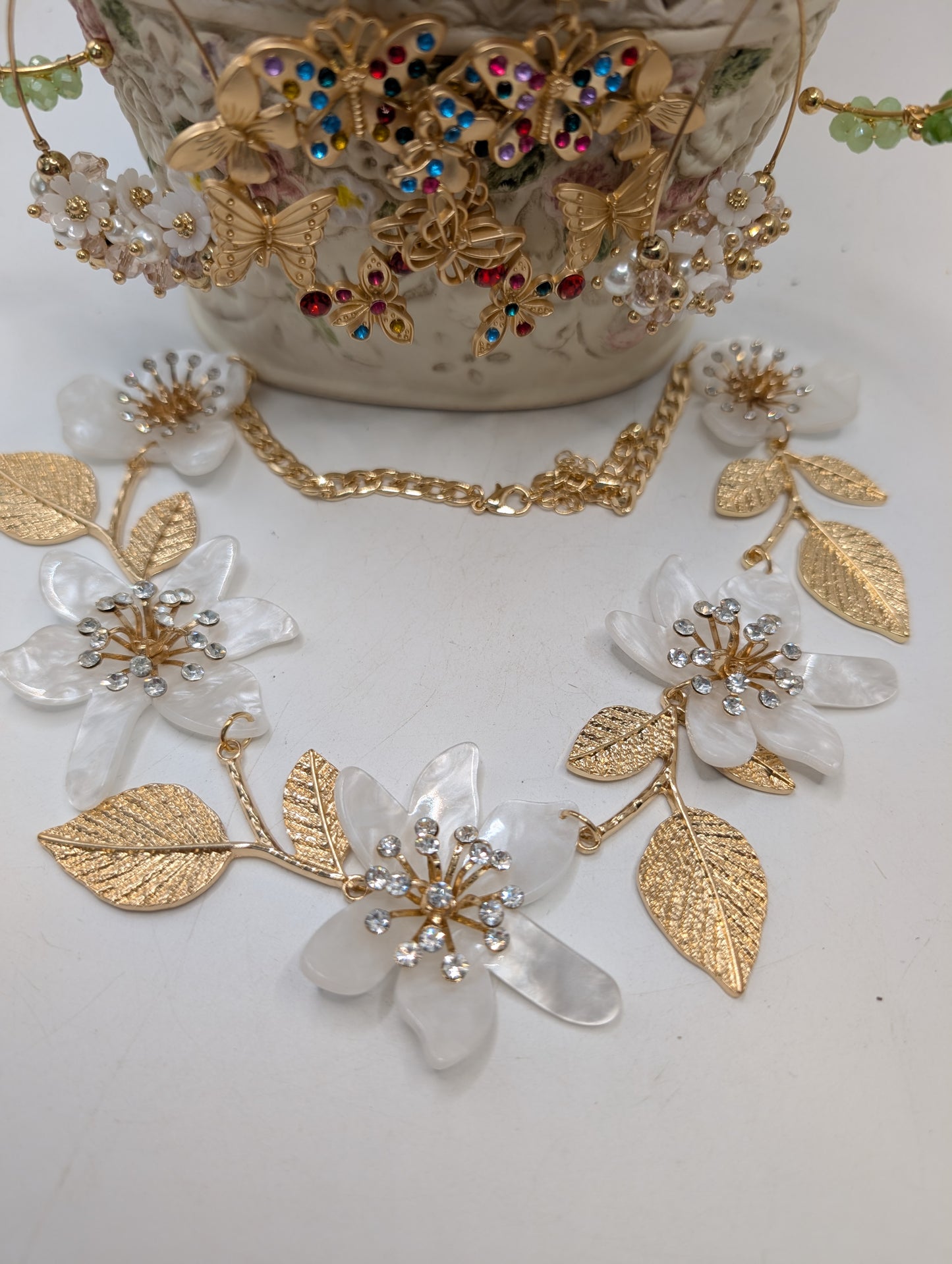 Enchanted Garden Jewelry Jar