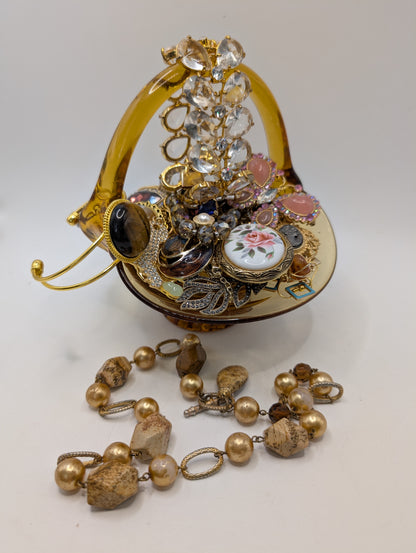Golden Hour Treasure Jar
