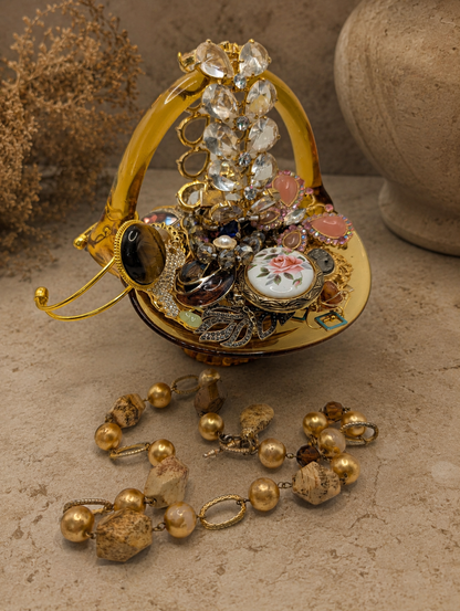Golden Hour Treasure Jar