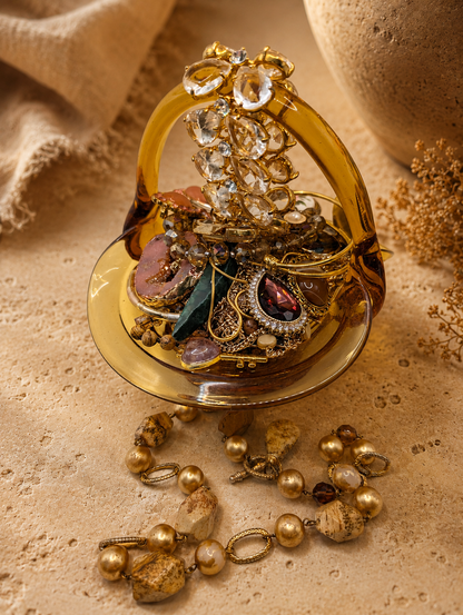 Golden Hour Treasure Jar