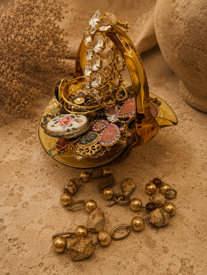 Golden Hour Treasure Jar