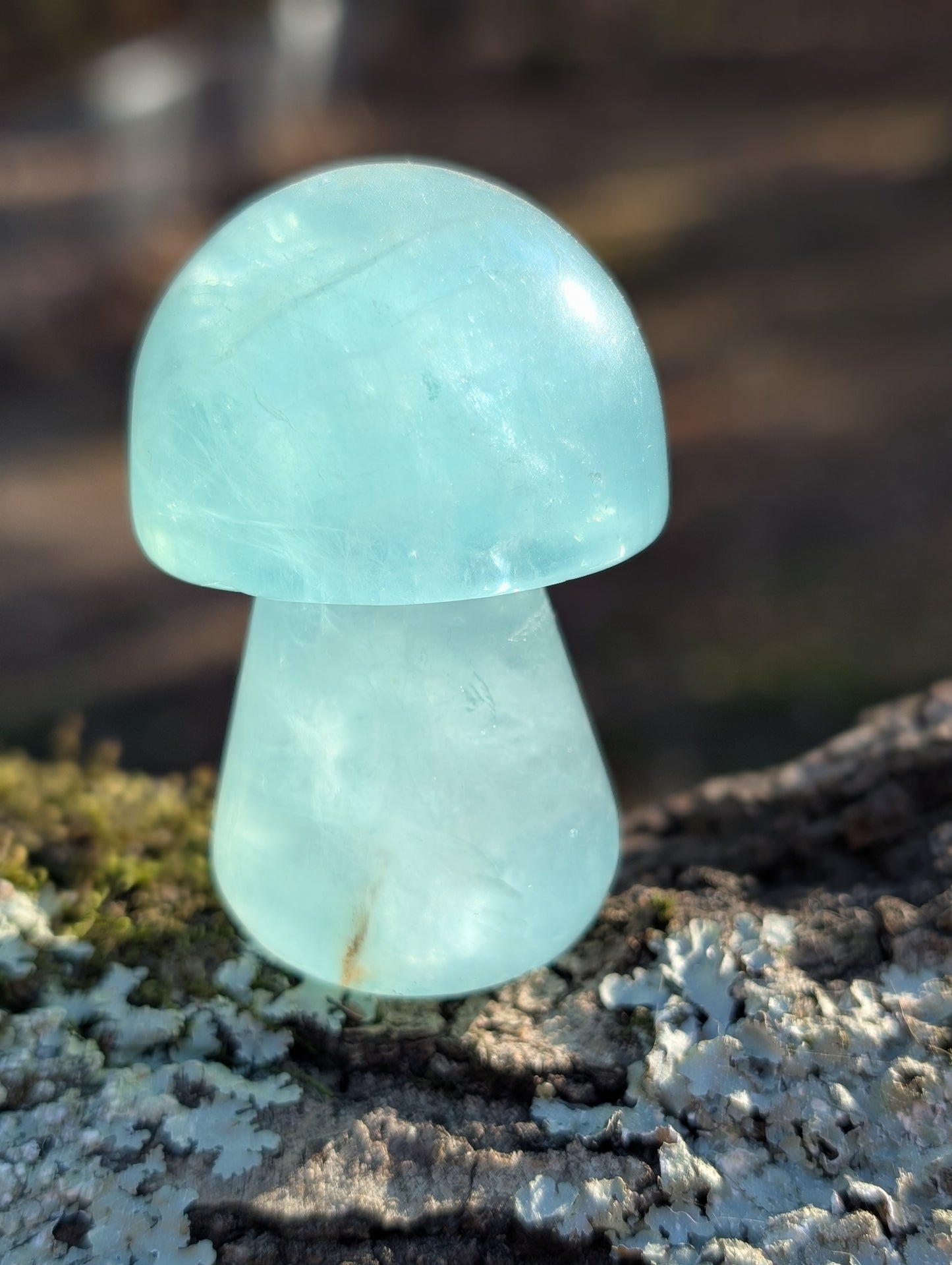 Green Fluorite Mushroom - Healing Crystal