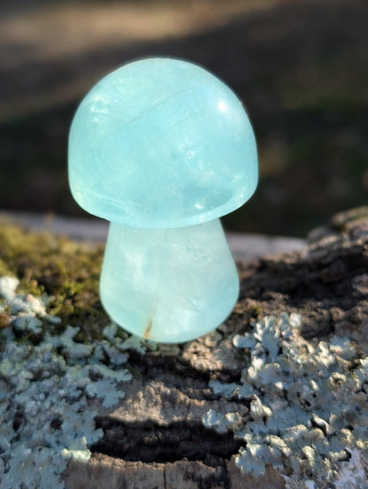 Green Fluorite Mushroom - Healing Crystal