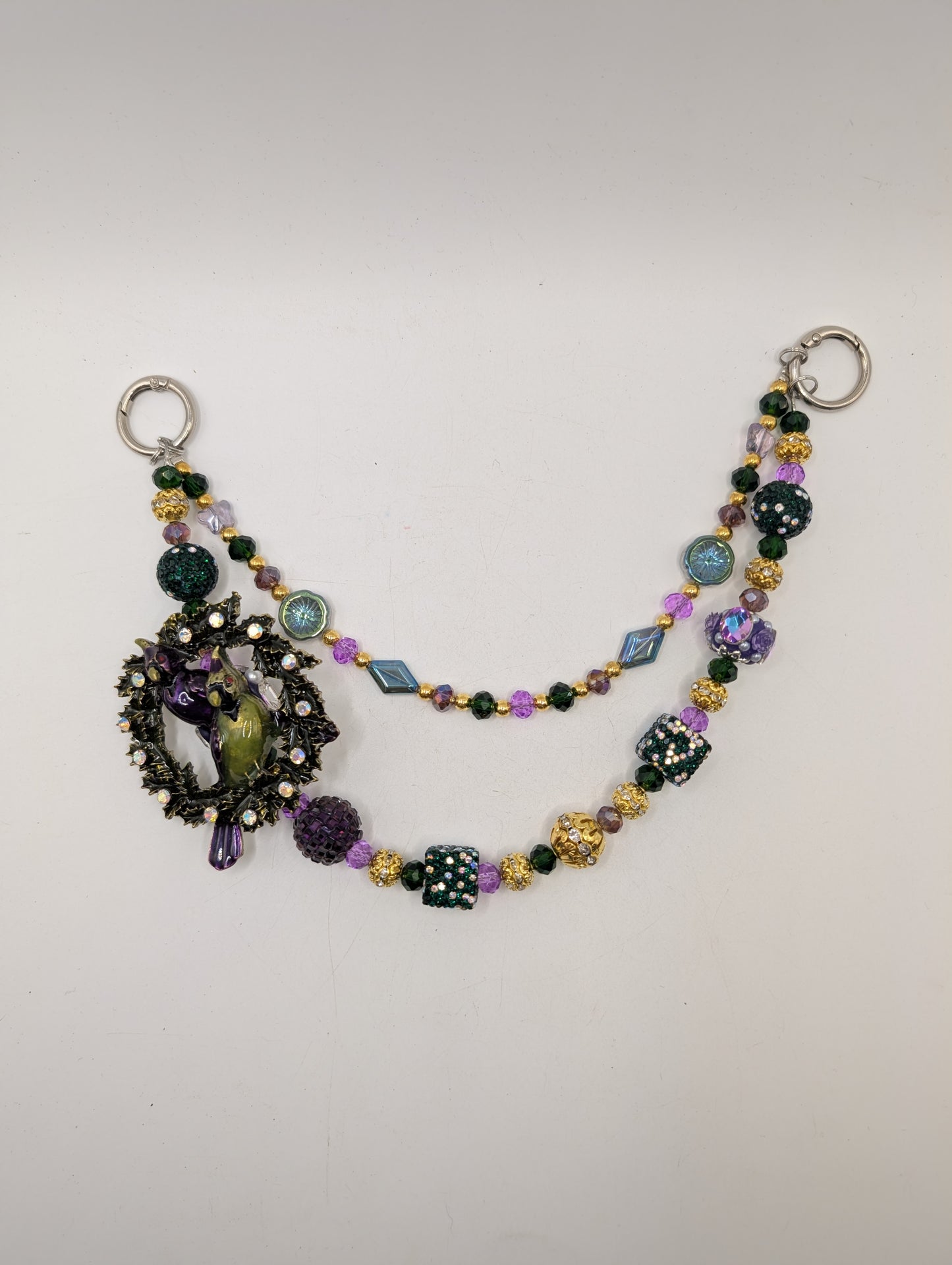 Hand-Blown Glass Whimsical Jewelry Jar