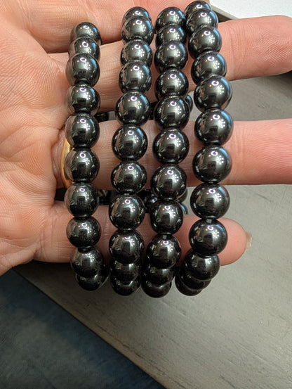 Hematite Beaded Bracelets
