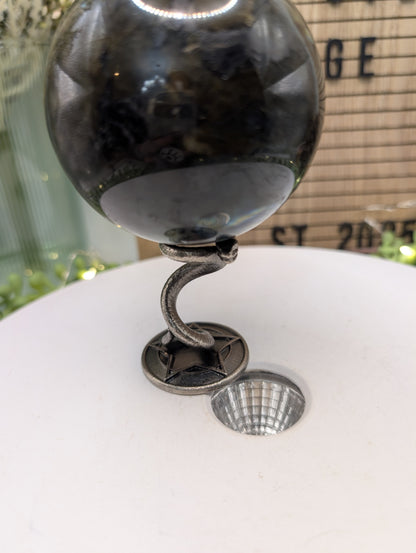 Labradorite Sphere w/ Stand & Tower - Bundle