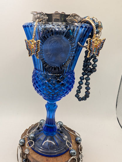 Midnight Sapphire Jewelry Jar