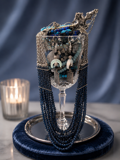Moonlit Elegance Jewelry Jar