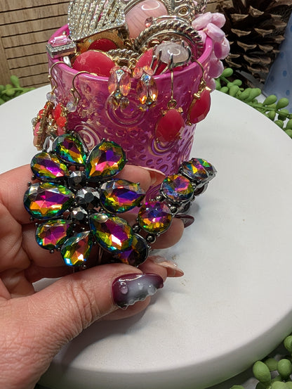 Mystery Jewelry Jar - Pink Tones