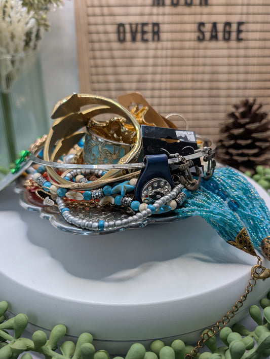 Mystery Jewelry Jar - Mermaid Siren Themed