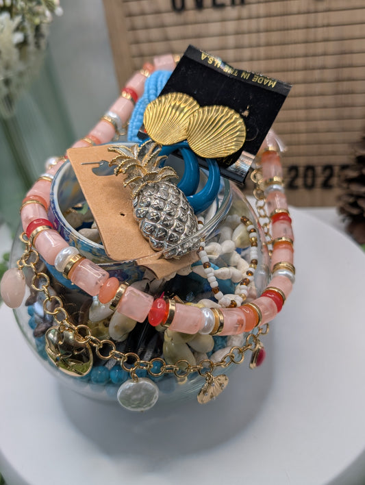 Mystery Jewelry Jar - Ocean Themed