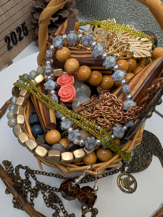 Mystery Jewelry Jar - Woodland Creatures