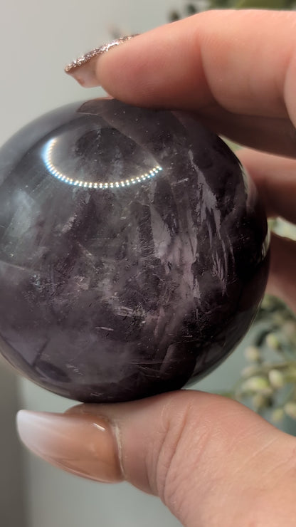 Green & Purple Fluorite Spheres With Brilliant UV Reaction!! Multiple Sizes Available!!