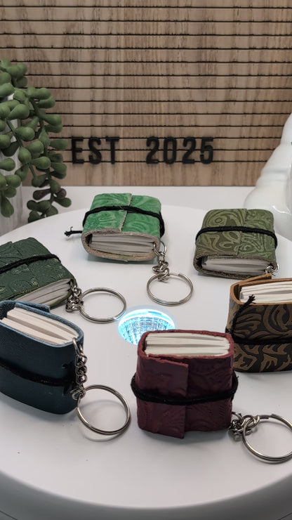 Leather Journal Keychains!!