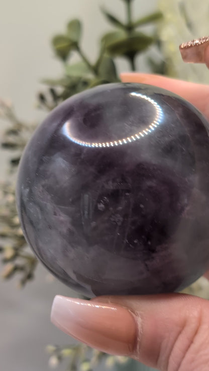 Green & Purple Fluorite Spheres With Brilliant UV Reaction!! Multiple Sizes Available!!