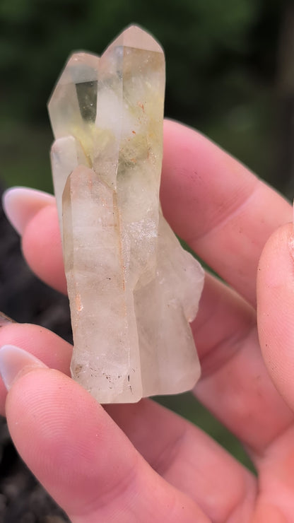 Natural Raw Untreated Citrine Cluster - Mid Grade