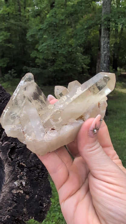 Natural Raw Untreated Citrine Cluster - Mid Grade