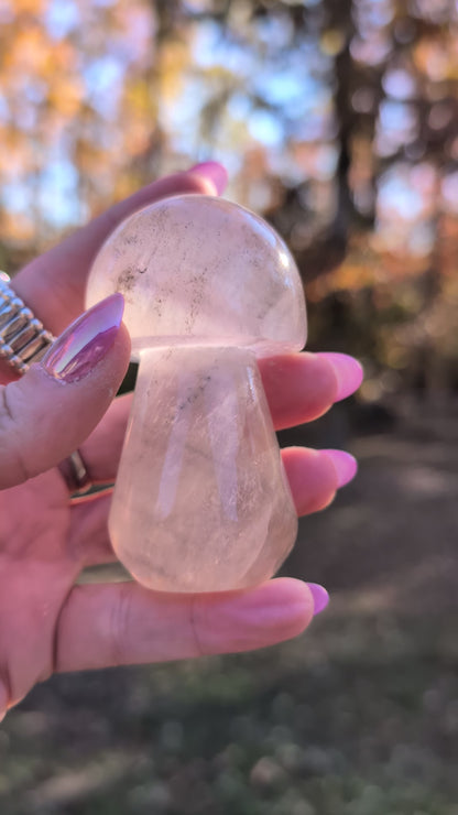 Light Purple Fluorite Mushroom - Healing Crystal