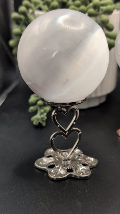 Polished Selenite Spheres