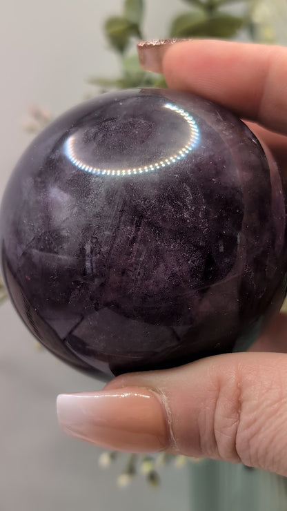 Green & Purple Fluorite Spheres With Brilliant UV Reaction!! Multiple Sizes Available!!
