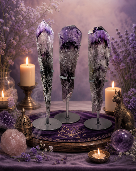 Raw Amethyst Scepter / Wand
