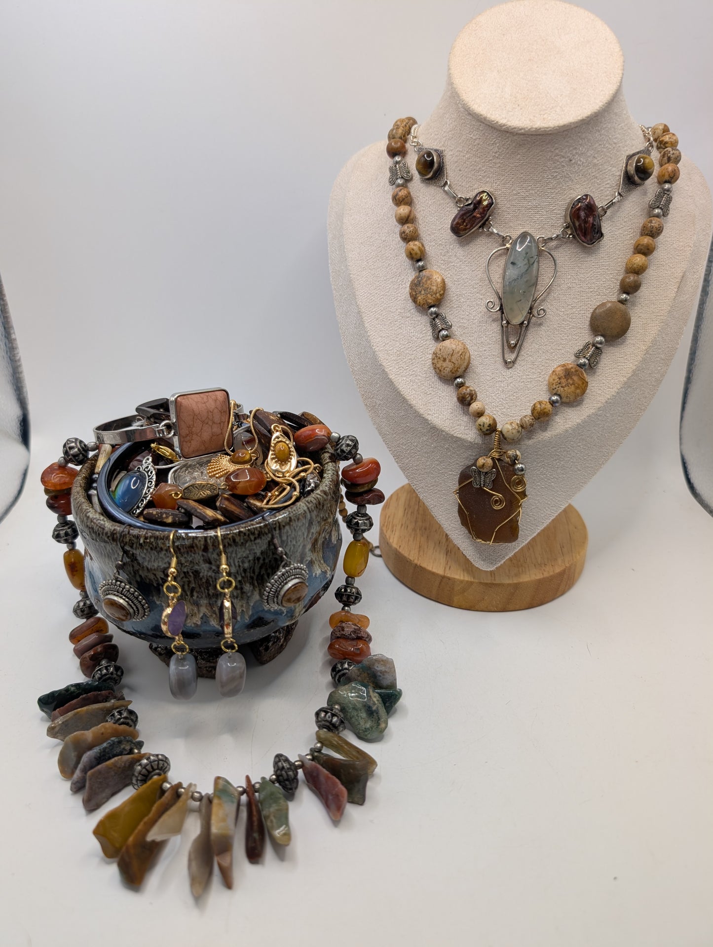 The Rustic Cauldron Jewelry Jar
