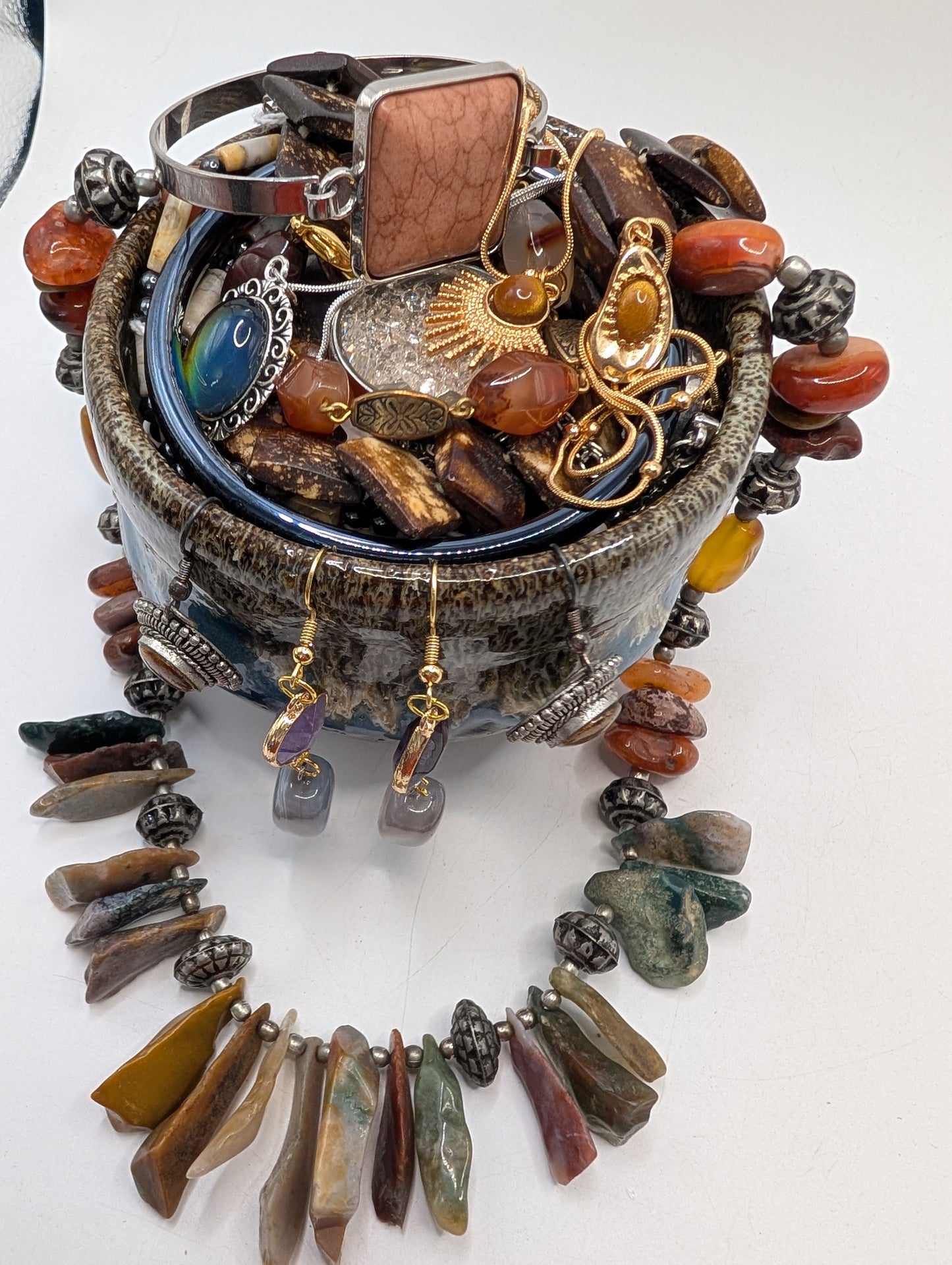 The Rustic Cauldron Jewelry Jar