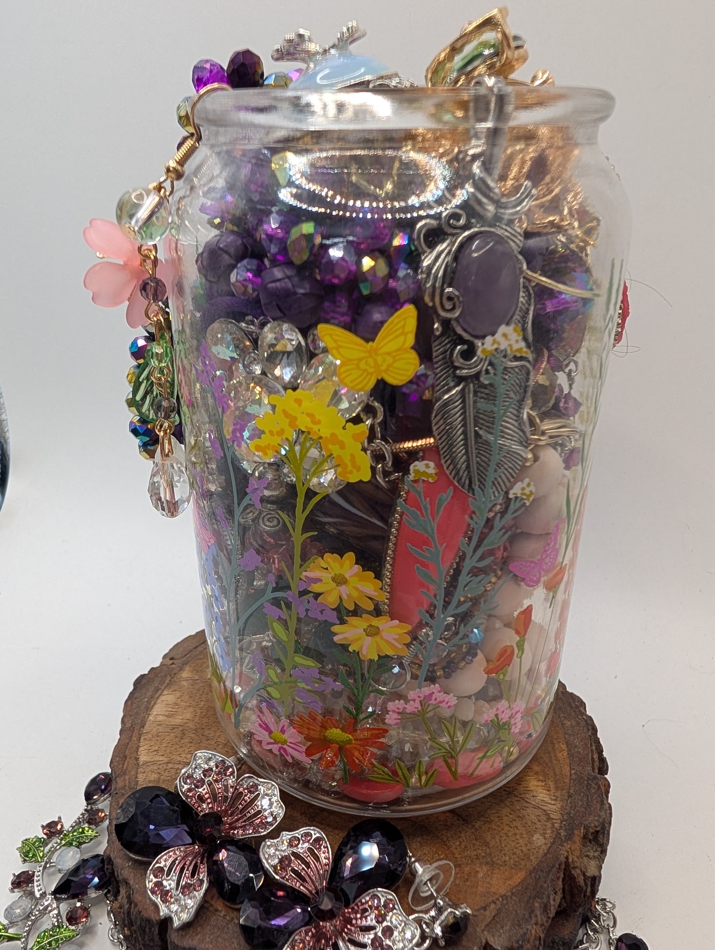 Twilight Garden Whimsy Jewelry Jar