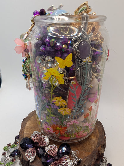 Twilight Garden Whimsy Jewelry Jar