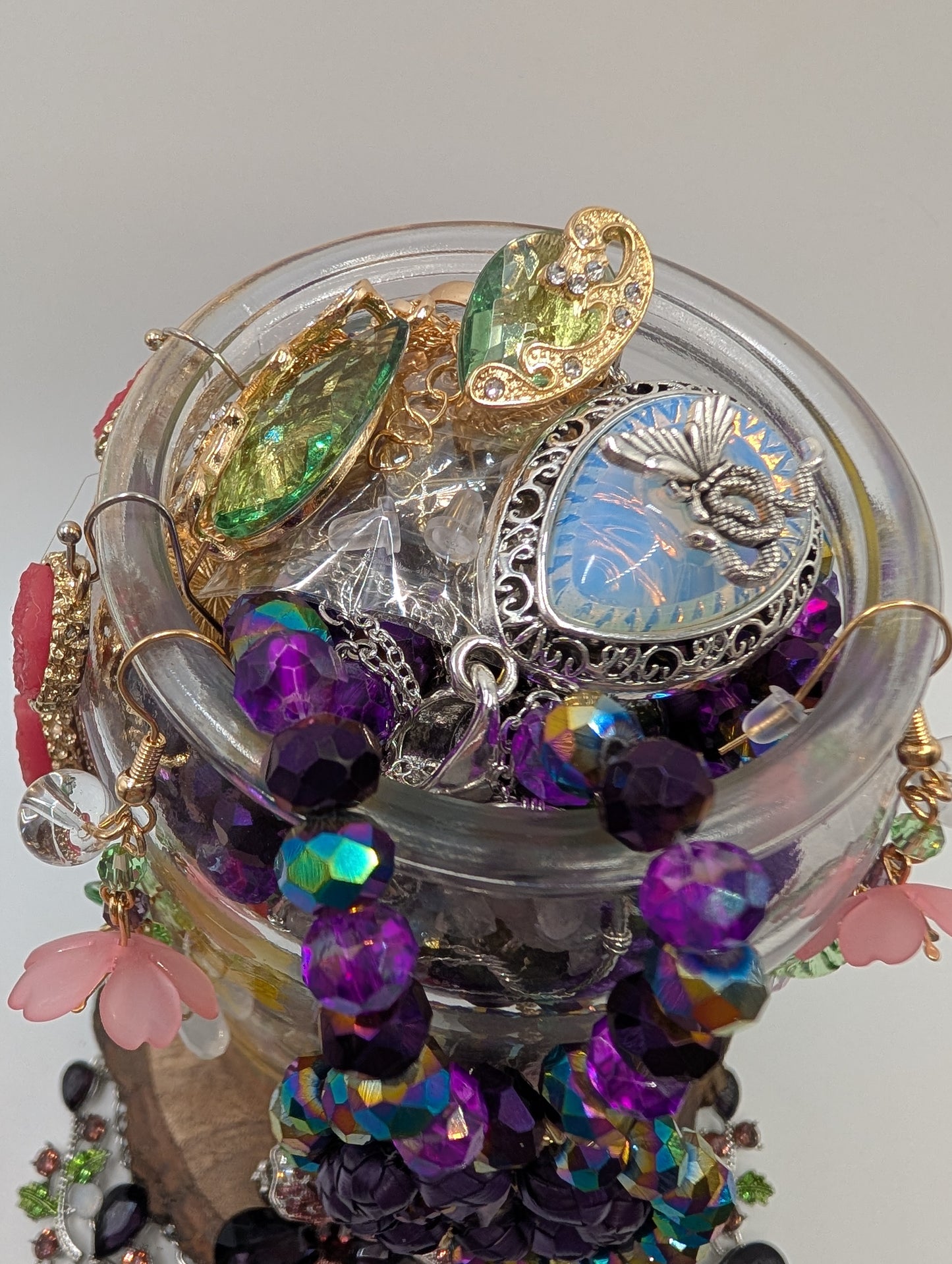 Twilight Garden Whimsy Jewelry Jar