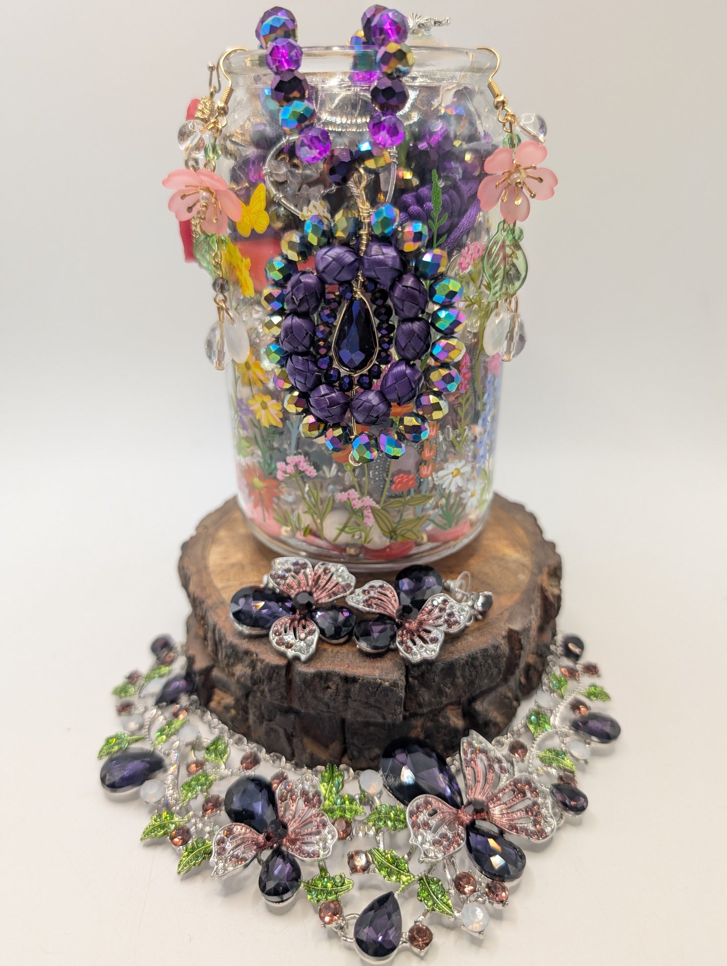 Twilight Garden Whimsy Jewelry Jar